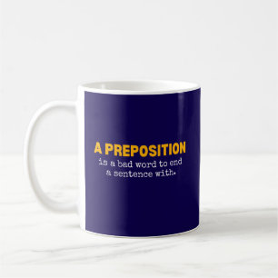 Grappige Engelse Leraar Grammatica Nerd Literaire Koffiemok
