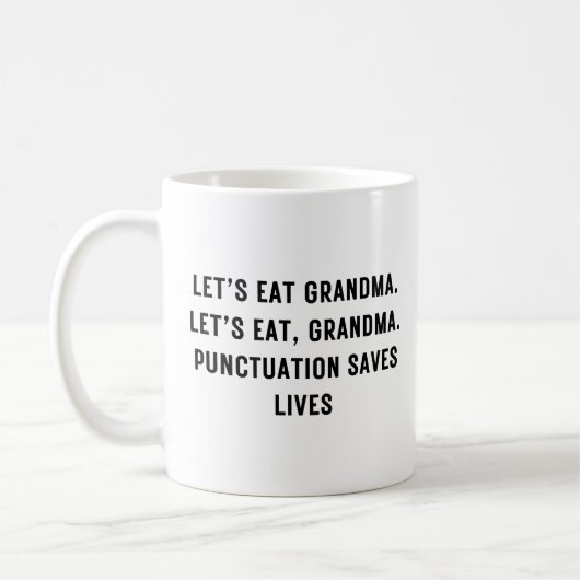Grappige Engelse leraar Quote Grappige Engelse ler Koffiemok (Links)