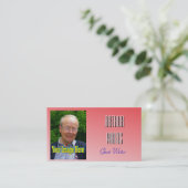 Grappige Entertainer Visitekaartje (Staand voorkant)