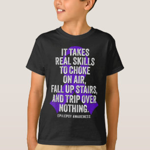 Grappige Epilepsie Krijger Epilepsie Bewustzijn T-shirt