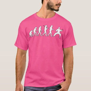 Grappige evolutie van Man - Taekwondo - Karate T-shirt