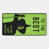 Grappige Ex Vriendin Cadeaus Spandoek (Horizontaal)