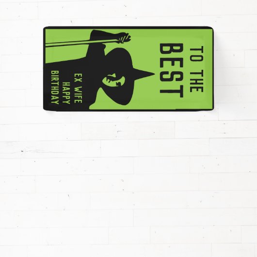 Grappige Ex Vriendin Cadeaus Spandoek (Insitu)