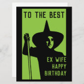 Grappige ex vrouw geschenken (Voorkant / Achterkant)