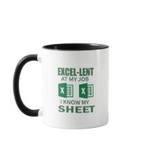 Grappige Excel SpreadSheet Coffee Mok voor Account