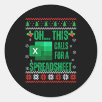 Grappige Excel Spreadsheets Kersttrui Liefhebber A