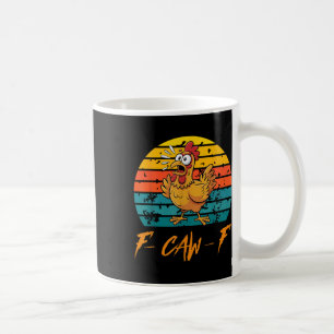 Grappige F-caw-f Chicken Shirten, Sunset  Fcawf Koffiemok
