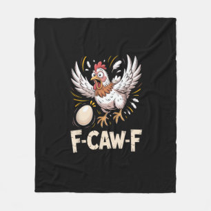 Grappige F Caw F Hen Creatieve Casual Stijl Fleece Deken