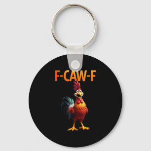 Grappige F-Caw-F Kip F-Caw-F Kip Gothic Vinta Sleutelhanger