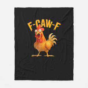 Grappige F-Caw-F Kip F-Caw-F Kip Klassiek Koel Fleece Deken