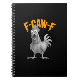 Grappige F-Caw-F Kip F-Caw-F Kip Retro Klassieker Notitieboek