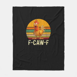 Grappige F-Caw-F Kip Shirts F-Caw-F Kip Vinta Fleece Deken