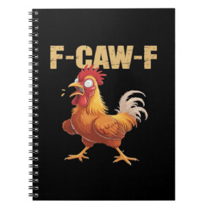 Grappige F-Caw-F Kraai Humor Gothic Notitieboek