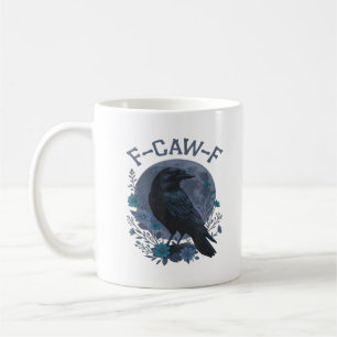 Grappige F-Caw-F raafvogel F-Caw-F kraai klassieke Koffiemok