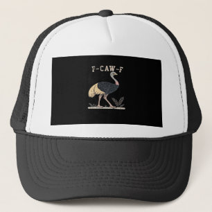 Grappige F-Caw-F Struisvogel F-Caw-F Haan Vogel Kr Trucker Pet