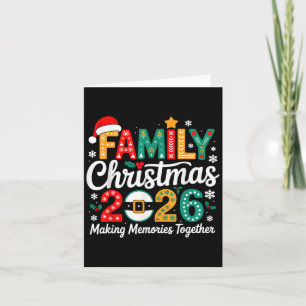 Grappige Familie Kerst 2026 Bijpassende Familie Gr Kaart