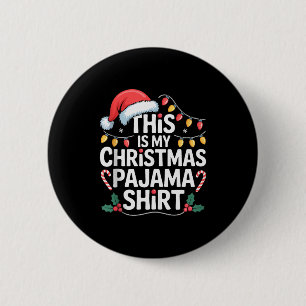 Grappige Familie Kerstmannen Vrouwen Kinderen Dit Ronde Button 5,7 Cm