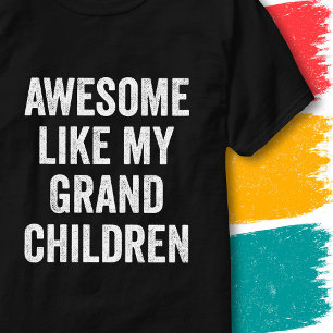 Grappige familieregel Geweldig zoals mijn kleinkin T-shirt
