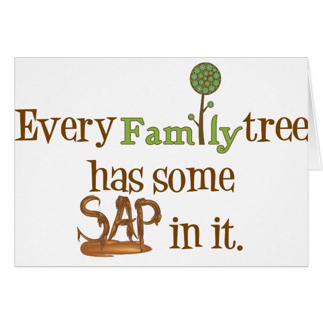 Grappige FamilyTree (Voorkant Horizontaal)