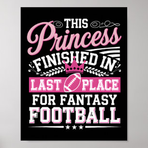 Grappige Fantasy Football Verliezer Straf Poster