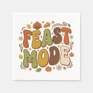 Grappige Feest Modus Retro Thanksgiving Servet