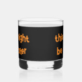 Grappige feestbril met humoristisch Gezegde Whisky Glas (Links)