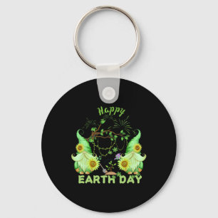 Grappige feestdag Earth Day Happy Gnomes Arbor Day Sleutelhanger