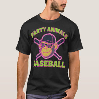 Grappige Feestdieren Honkbal Grappig T-shirt