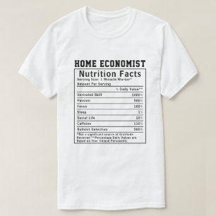 Grappige Feiten over Voeding voor Huishoudkunde T-shirt