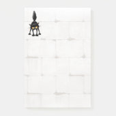 Grappige fel zwart kat cartoon post-it® notes (Voorkant)