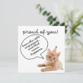 Grappige felicitatiekaart afdrukbaar kaart (Staand voorkant)