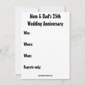 Grappige "Feng-Shui" verjaardagsfeest uitnodiginge Kaart (Achterkant)