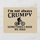 Grappige fietscitaten feestdagenkaart (Voorkant)