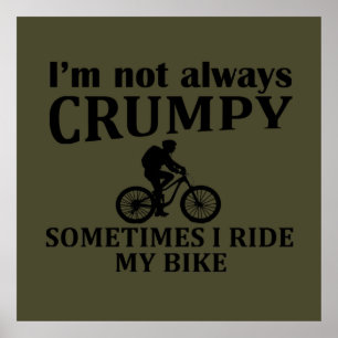grappige fietscitaten poster