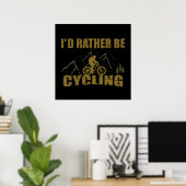 Grappige fietscitaten poster (Thuiskantoor)