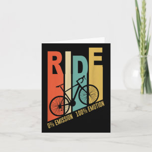 Grappige Fietser Gift Milieubescherming Kaart