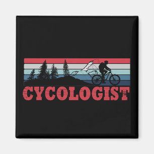 Grappige fietspensioen - Cycologist Magneet