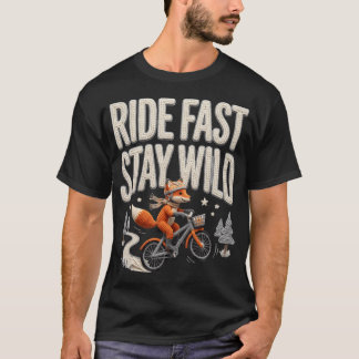 Grappige Fietswolf Snelle Wegfietser Enthousiast T-shirt