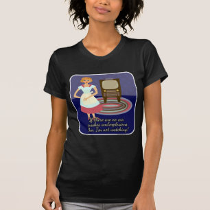 Grappige film liefdevolle huisvrouw karakter t-shirt