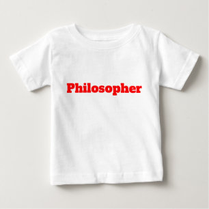 Grappige Filosoof Rode T-Shirt