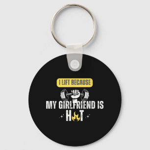 Grappige Fitness Gym Rat Ik Til Omdat Mijn Vriendi Sleutelhanger