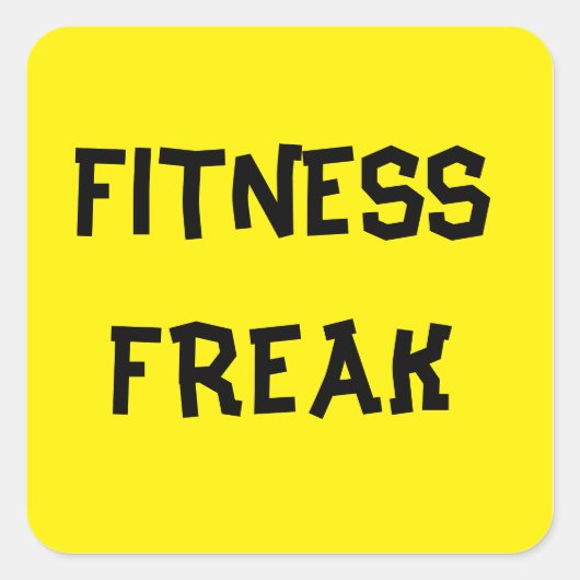 GRAPPIGE FITNESS INSTRUCTOR STICKERS (Voorkant)