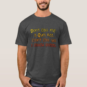 Grappige fitness rat humor workout t-shirt