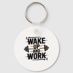 Grappige fitness training sport bodybuilding sport sleutelhanger