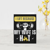 Grappige fitnessruimte rat ik lift omdat mijn vrou kaart (Gele Bloem)