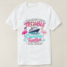 Grappige Flamingo Cruise Scheepsproblemen Groep