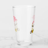 Grappige Flamingo houdt van Pina Coladas Glas (Rechts)