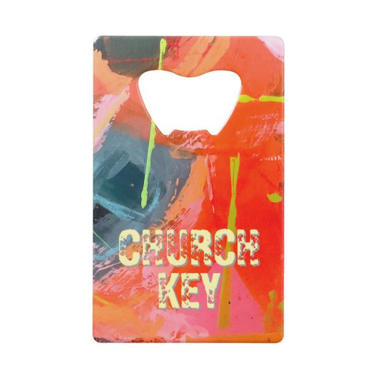 Grappige flesopener kredietkaart flessenopener (Voorkant)