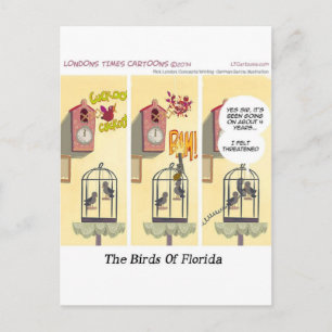 Grappige Florida Stand Your Ground Vogels Briefkaart