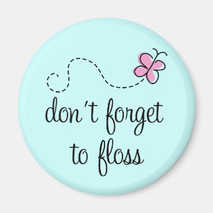 Grappige Floss Dental Hygiënist Magnet Magneet